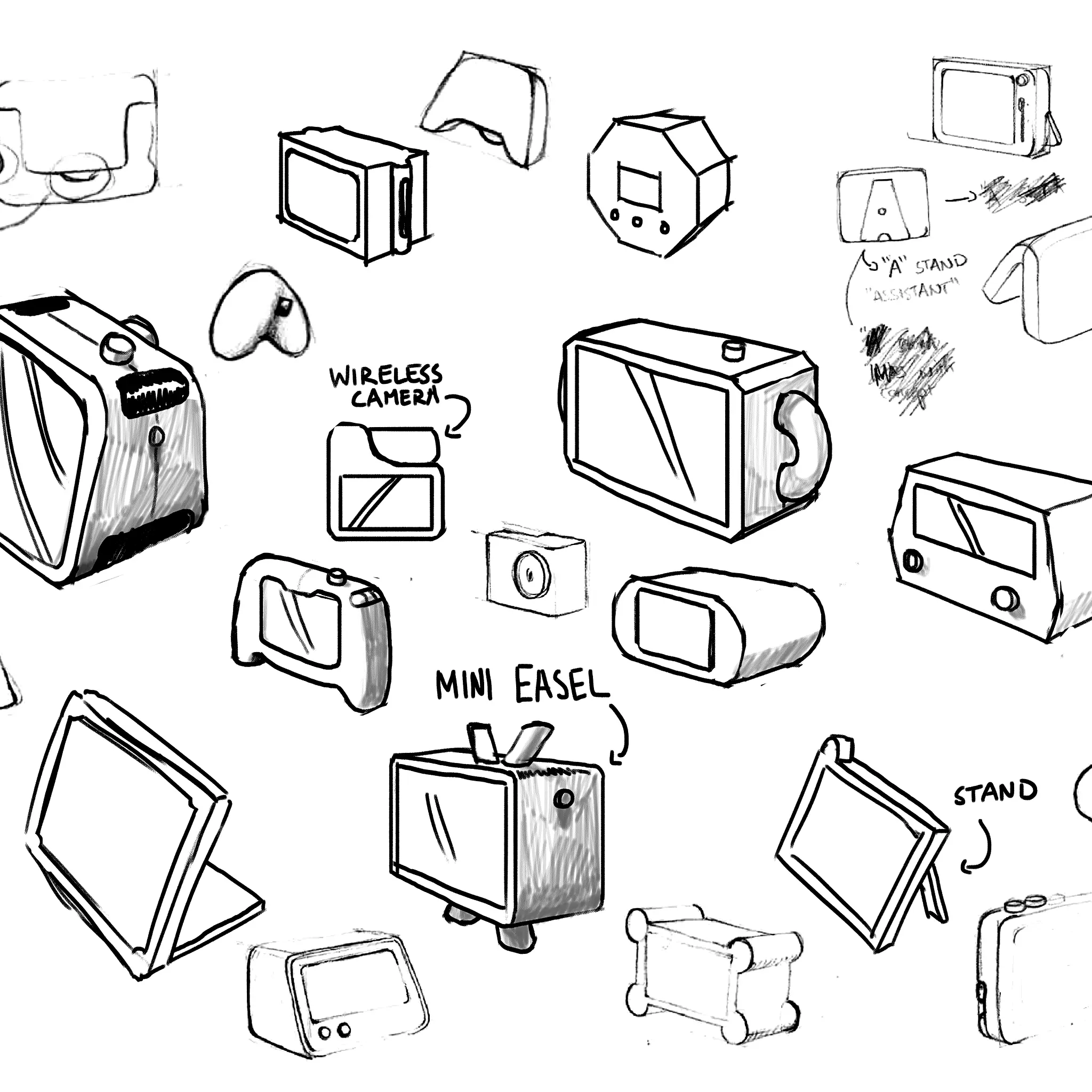 Arty concept drawings.