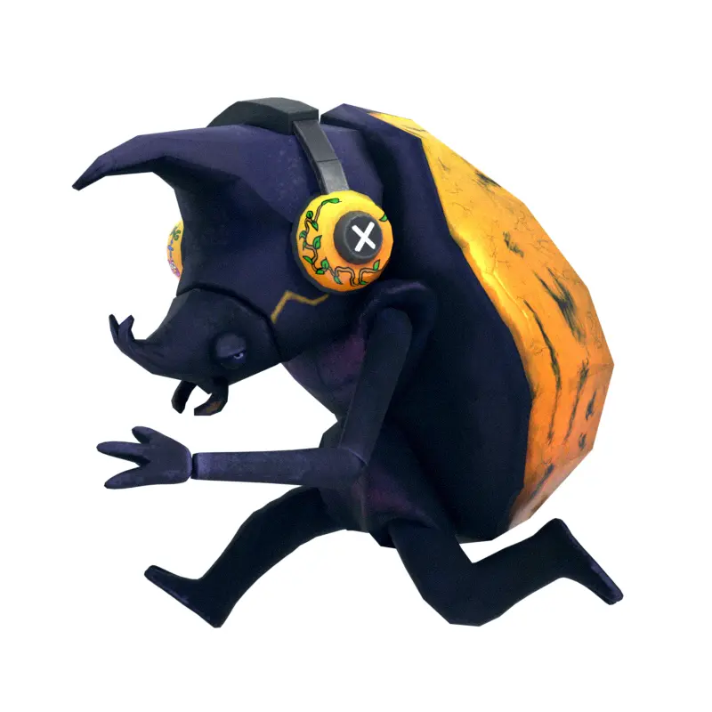 3D Render of Bug Character